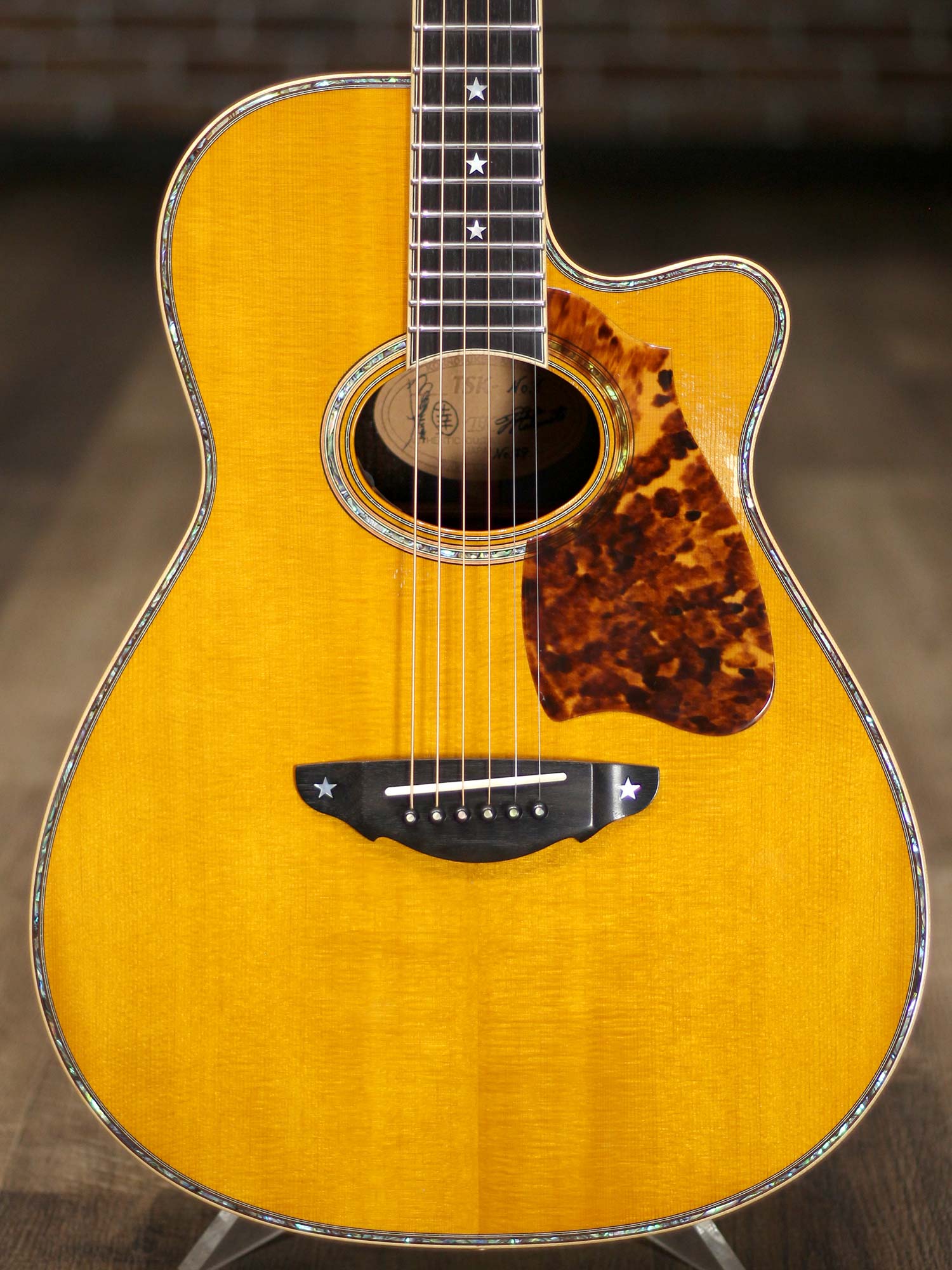 TSK No.8 Tortoise Shell Pickguard -Not Aged-